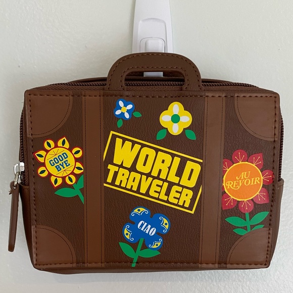 Disney Handbags - It’s A Small World Change Purse Brown